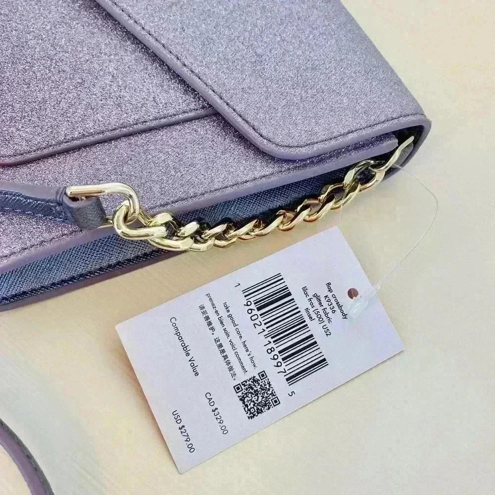Kate Spade Tinsel Glitter Flap Crossbody - Picture 4 of 8
